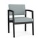 Lesro Lenox Steel Guest Chair, Ash (Blue) Seat, Ash Back, 22.5 W 24.5 L 32 H, Vinyl Seat LS1101 - alternate 1